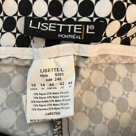 Lisette size 10 pull up pants - Picture 9 of 9